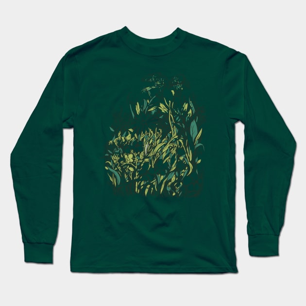 Birdfill Long Sleeve T-Shirt by Chewbarber